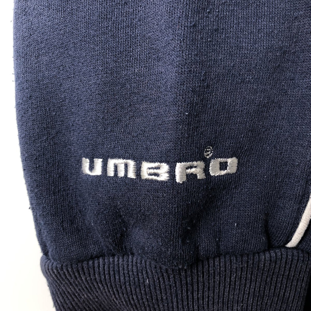 Umbro UMBRO Sweat Full Zip Hoodie Men's XL polyester navy blue type Vintage Second Hand