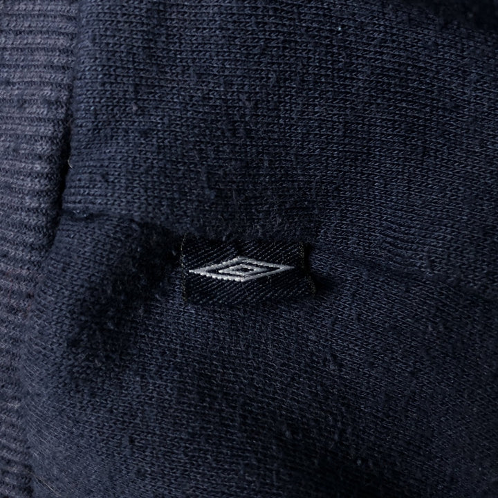 Umbro UMBRO Sweat Full Zip Hoodie Men's XL polyester navy blue type Vintage Second Hand
