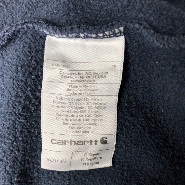 Carhartt Sweat Full Zip Hoodie Men's XL cotton navy blue type Vintage Second Hand