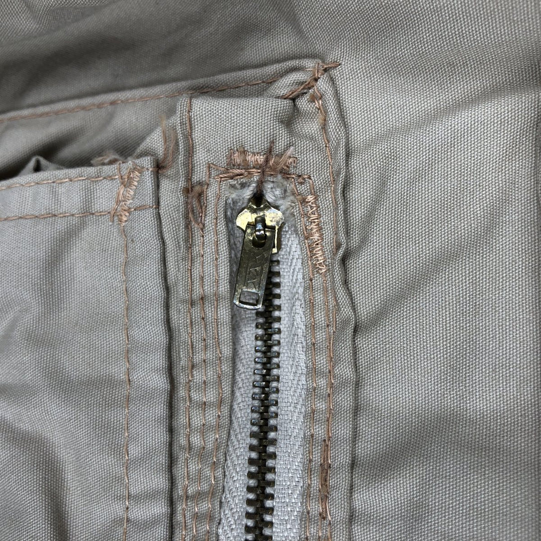 Vintage 1980'S Wild Life Brand fishing vest, men's size L cotton Beige type Vintage Second Hand
