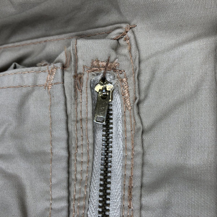 Vintage 1980'S Wild Life Brand fishing vest, men's size L cotton Beige type Vintage Second Hand