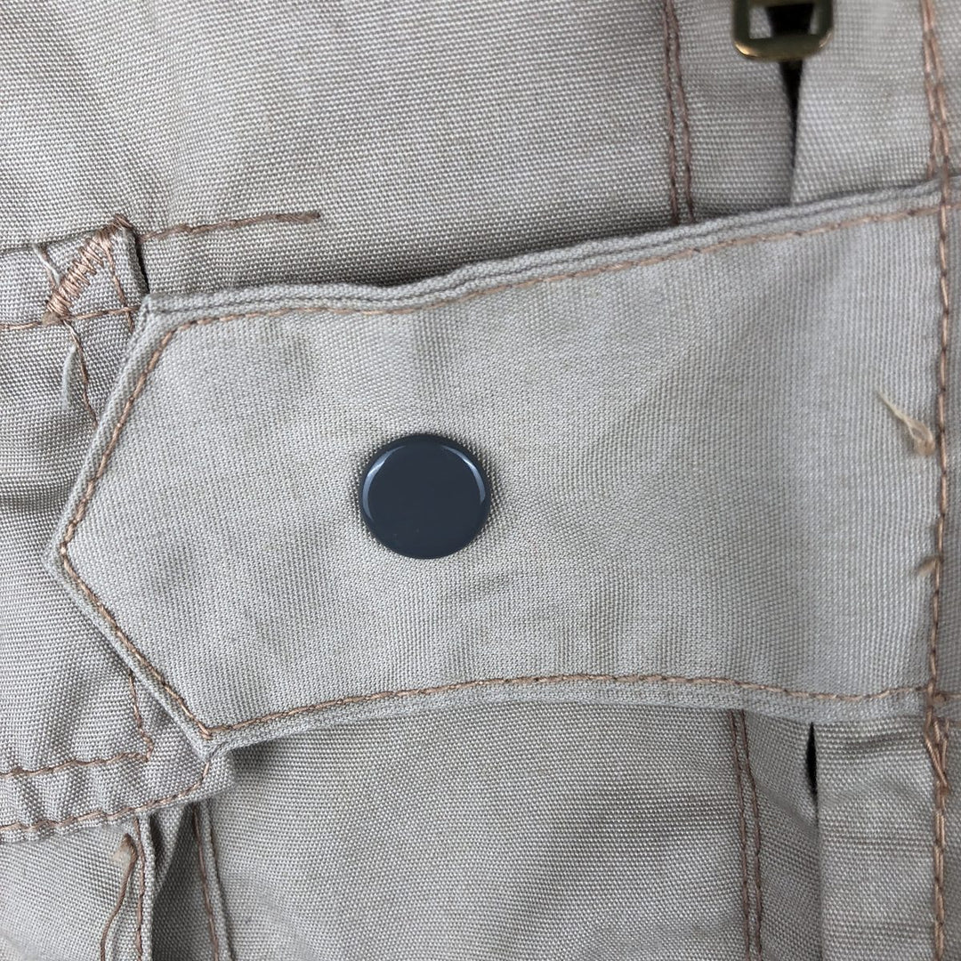 Vintage 1980'S Wild Life Brand fishing vest, men's size L cotton Beige type Vintage Second Hand