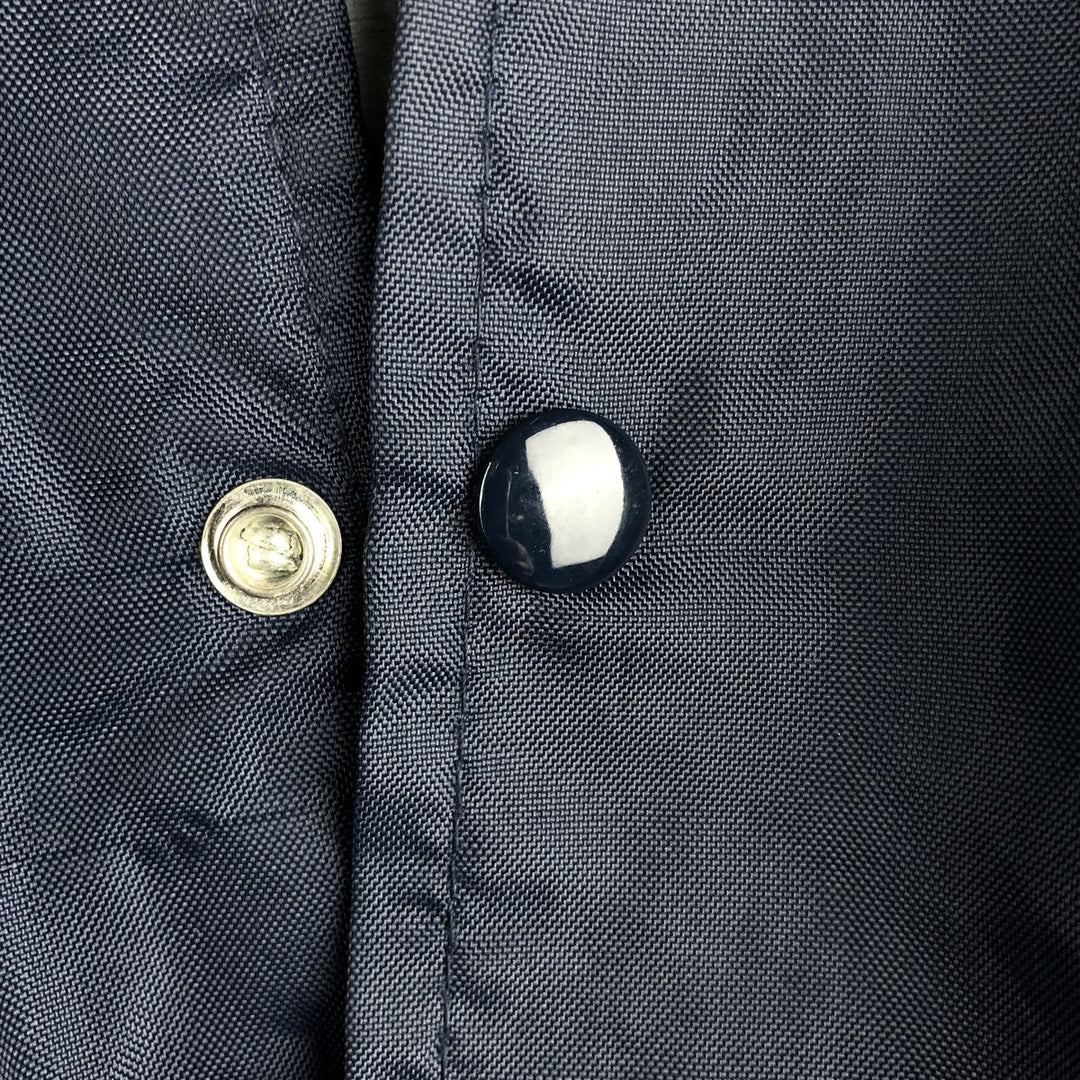 90'S Swingster Nylon Varsity Jacket, Award Jacket, Made in USA, Men's XL, Vintage unclear navy blue type Vintage Second Hand