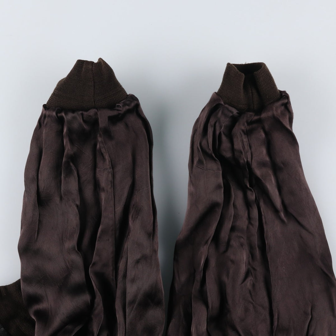 Balster Jacket, Suede Leather Blouson, Men's XL unclear brown type Vintage Second Hand