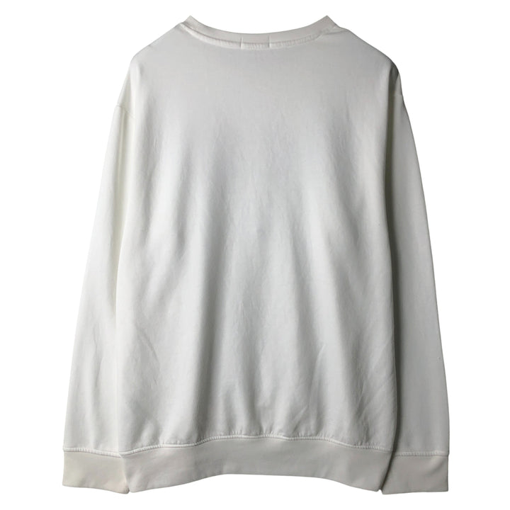 Ralph Lauren POLO RALPH LAUREN logo sweatshirt, men's size XL cotton white type Vintage Second Hand