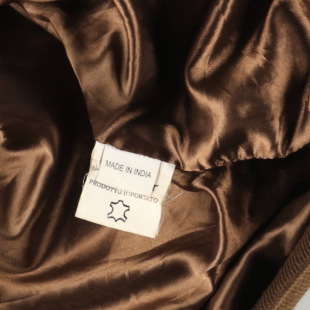 Vintage Balster Jacket, Suede Leather Blouson, Men's Size L Genuine Leather Suede Leather brown type Vintage Second Hand