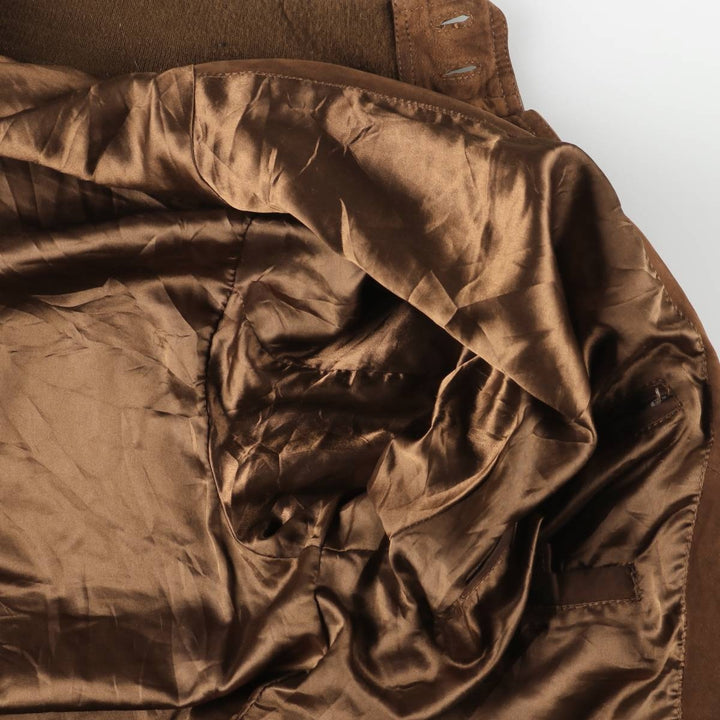 Vintage Balster Jacket, Suede Leather Blouson, Men's Size L Genuine Leather Suede Leather brown type Vintage Second Hand