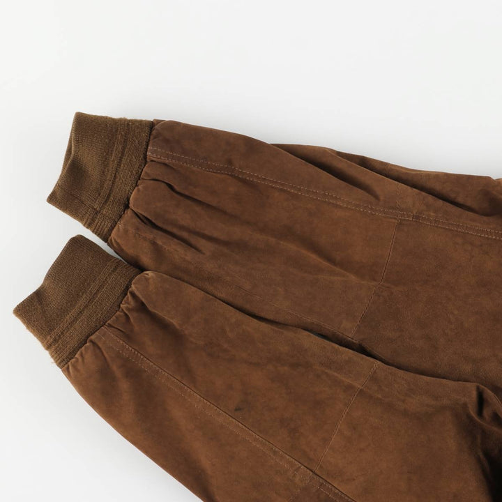 Vintage Balster Jacket, Suede Leather Blouson, Men's Size L Genuine Leather Suede Leather brown type Vintage Second Hand