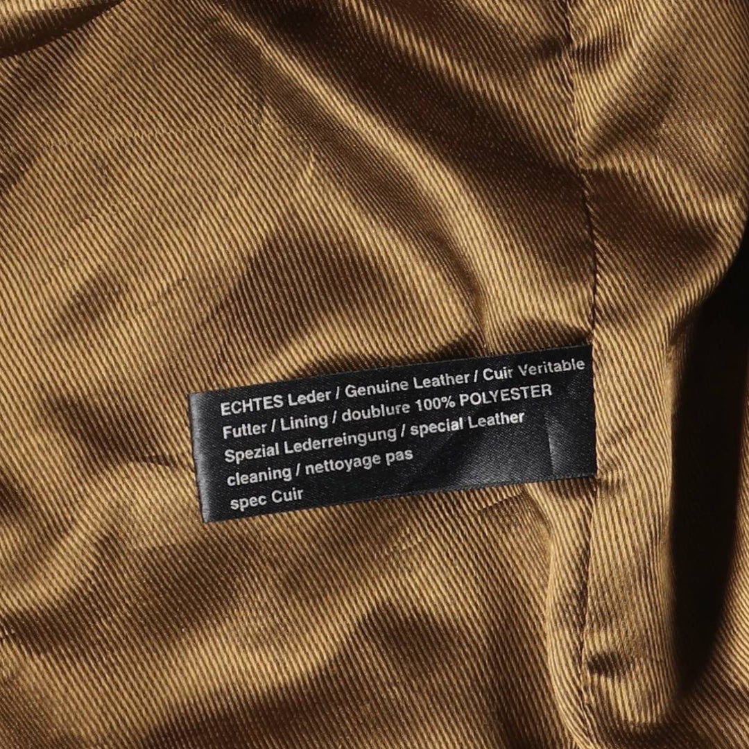 Balster Jacket, Suede Leather Blouson, Men's XL Genuine Leather Suede Leather Beige type Vintage Second Hand