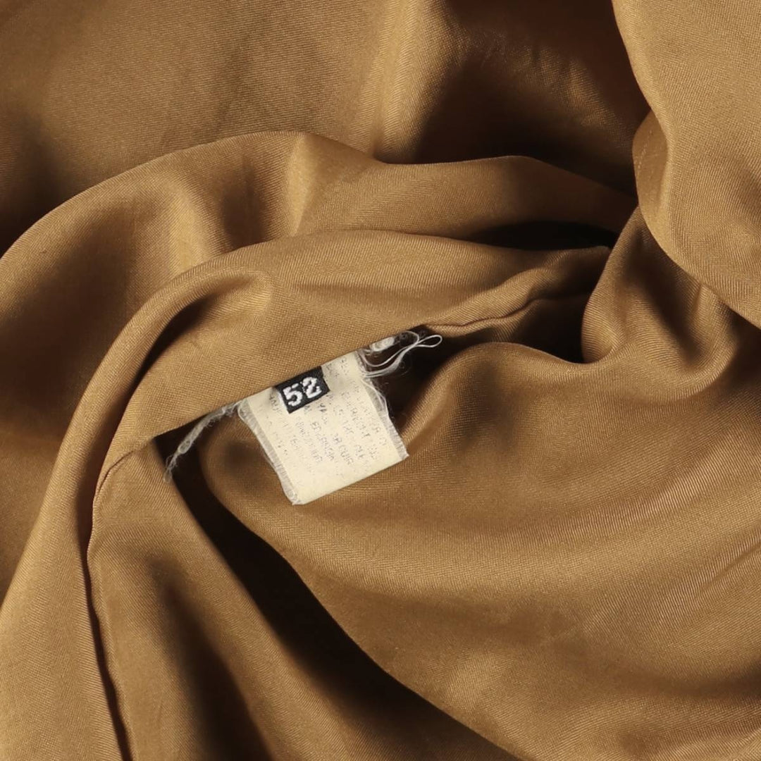 GALLOTTI UNICUIR suede leather blouson, Balster jacket, men's size L, vintage Genuine Leather Suede Leather beige type brown Vintage Second Hand