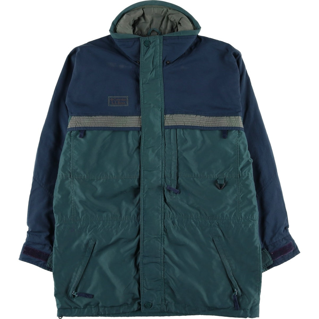 90'S Columbia LLBean Ripstop Double-Name Mountain Jacket, Shell Jacket, Men's Size Small unclear navy blue type Vintage Second Hand
