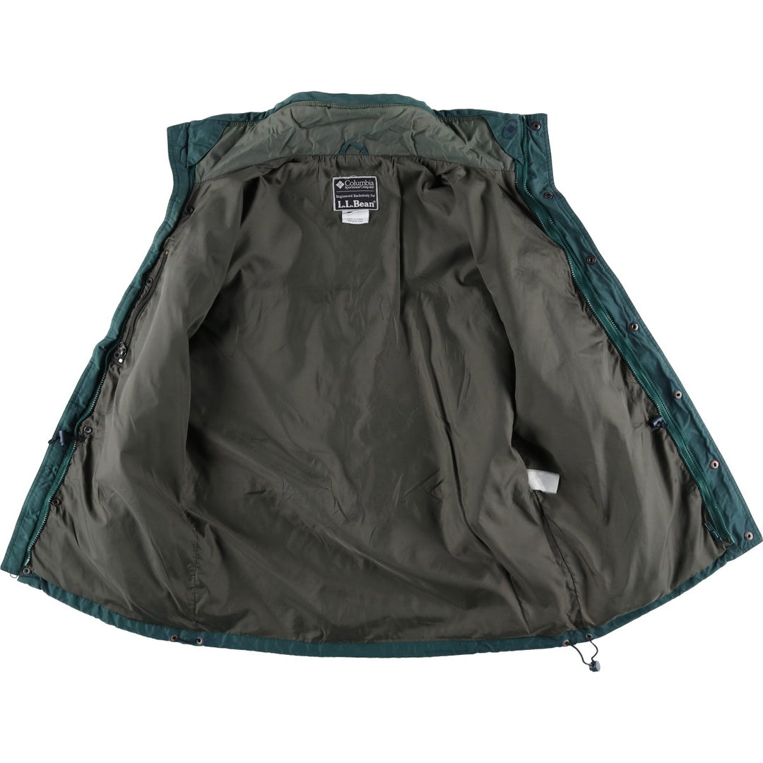 90'S Columbia LLBean Ripstop Double-Name Mountain Jacket, Shell Jacket, Men's Size Small unclear navy blue type Vintage Second Hand