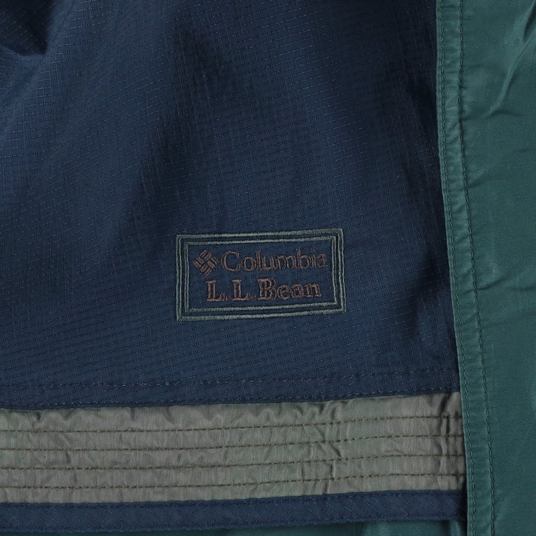 90'S Columbia LLBean Ripstop Double-Name Mountain Jacket, Shell Jacket, Men's Size Small unclear navy blue type Vintage Second Hand