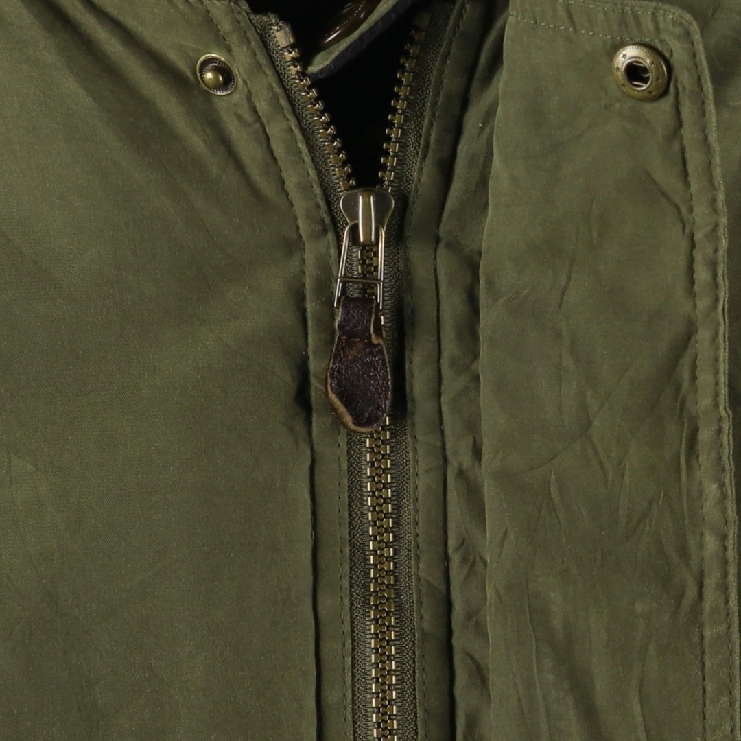 90s-00'S WOOLRICH Goose Down Parka, Men's XL polyester Khaki type Vintage Second Hand