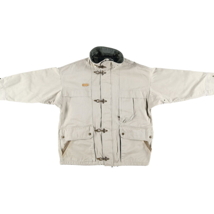 90'S Columbia Fireman Jacket with White Tag, Men's XL unclear Beige type Vintage Second Hand