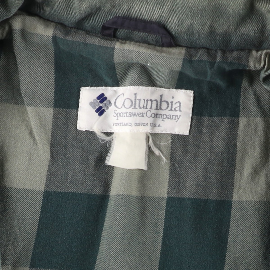 90'S Columbia Fireman Jacket with White Tag, Men's XL unclear Beige type Vintage Second Hand