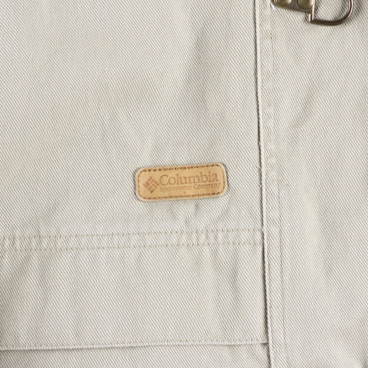 90'S Columbia Fireman Jacket with White Tag, Men's XL unclear Beige type Vintage Second Hand