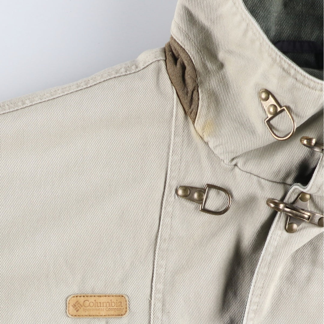 90'S Columbia Fireman Jacket with White Tag, Men's XL unclear Beige type Vintage Second Hand