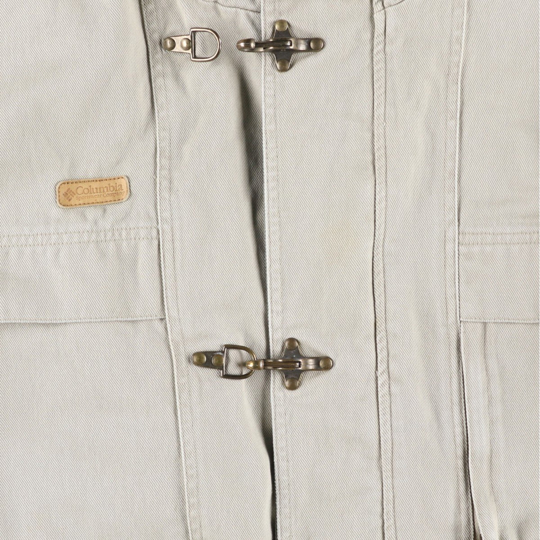 90'S Columbia Fireman Jacket with White Tag, Men's XL unclear Beige type Vintage Second Hand