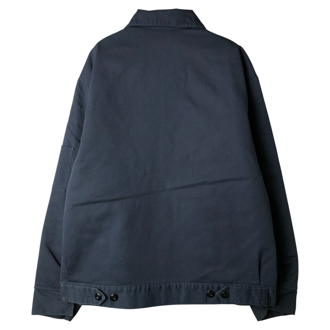 Dickies padded work jacket, men's size L polyester black type Vintage Second Hand