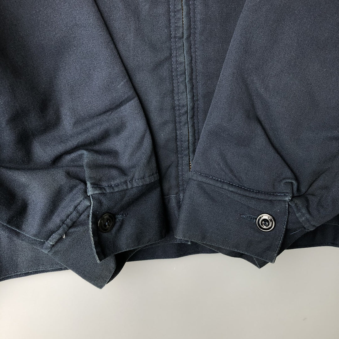 Dickies padded work jacket, men's size L polyester black type Vintage Second Hand