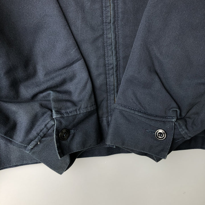 Dickies padded work jacket, men's size L polyester black type Vintage Second Hand