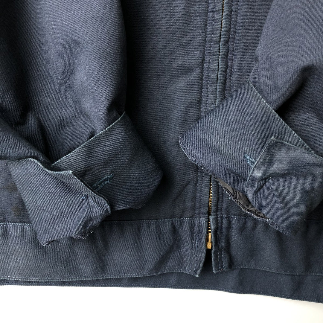 Dickies padded work jacket, men's size L polyester black type Vintage Second Hand