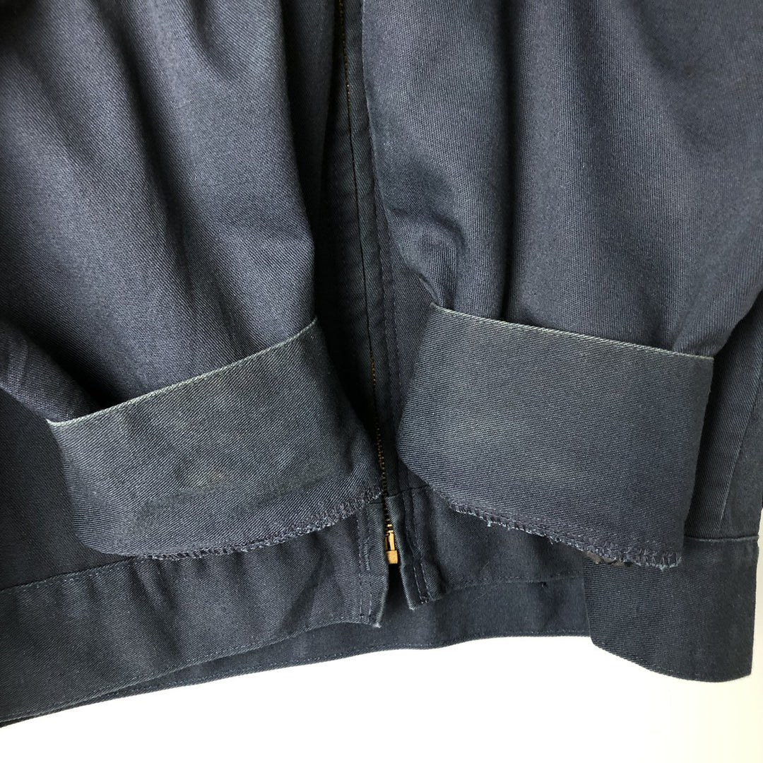 Dickies padded work jacket, men's size L polyester black type Vintage Second Hand