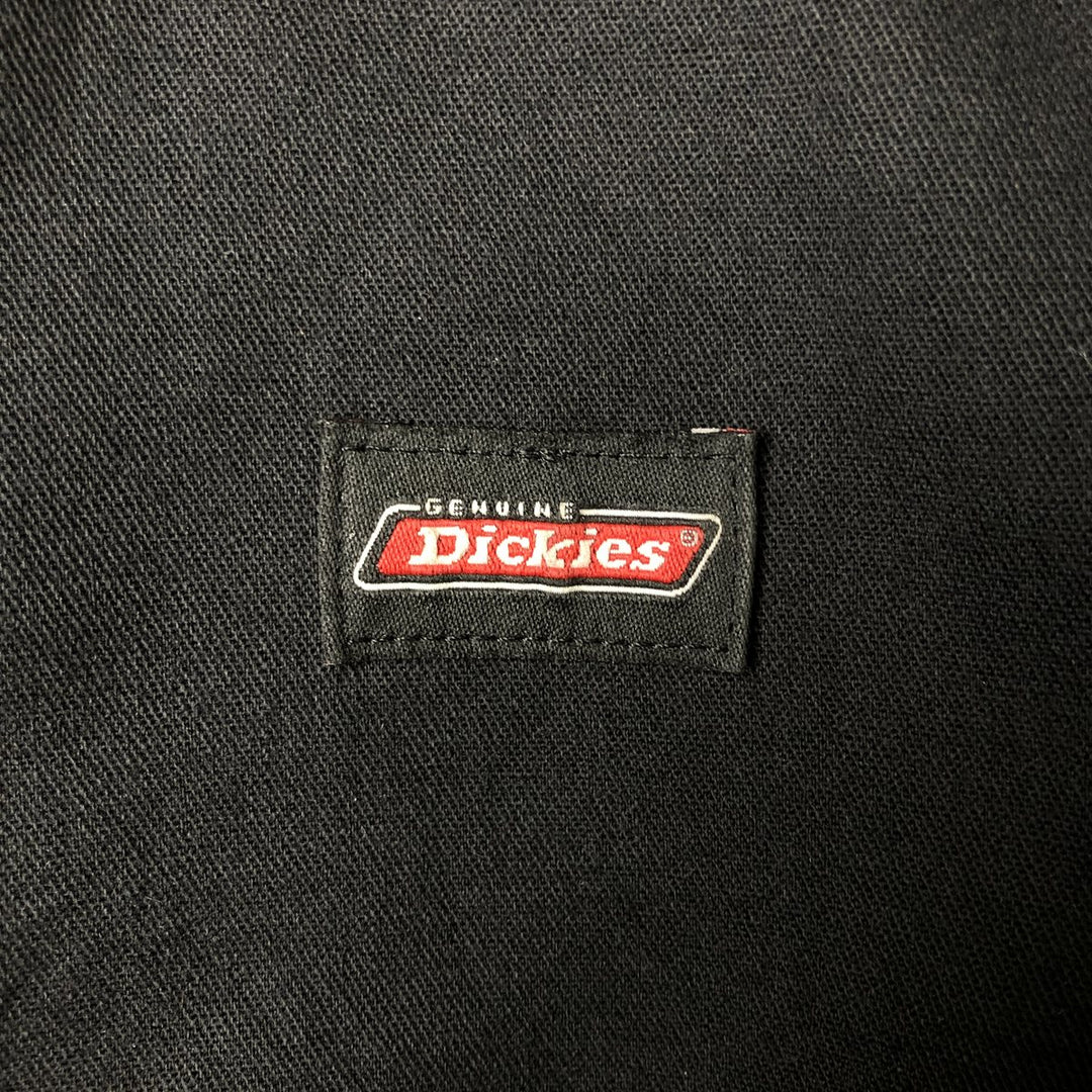 Dickies padded work jacket, men's size L polyester black type Vintage Second Hand
