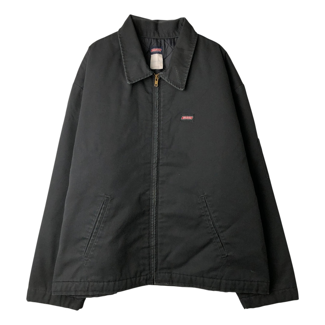 Dickies padded work jacket, men's size XXL unclear black type Vintage Second Hand