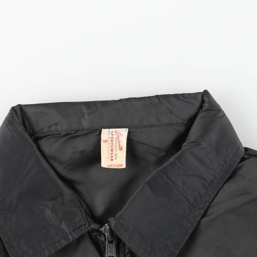 Vintage 1970'S Louisville nylon jacket, size M, men's unclear black type Vintage Second Hand