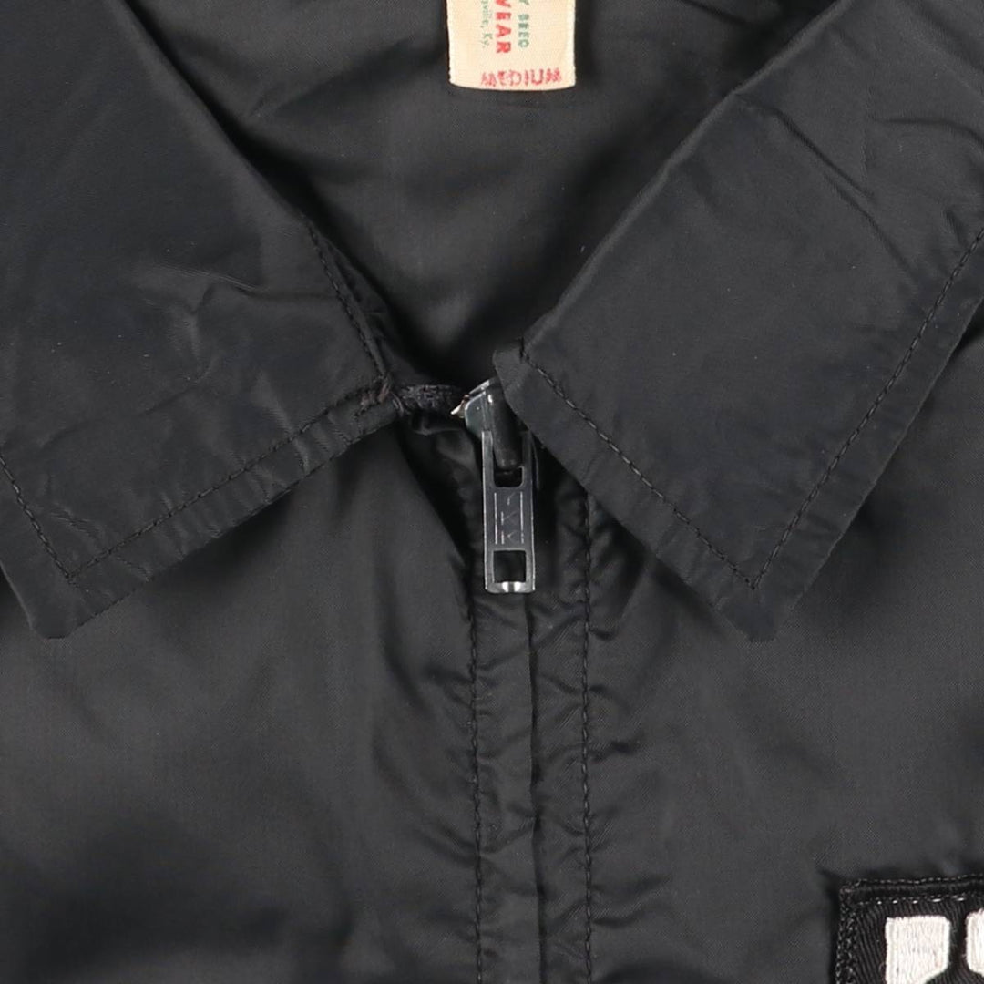 Vintage 1970'S Louisville nylon jacket, size M, men's unclear black type Vintage Second Hand