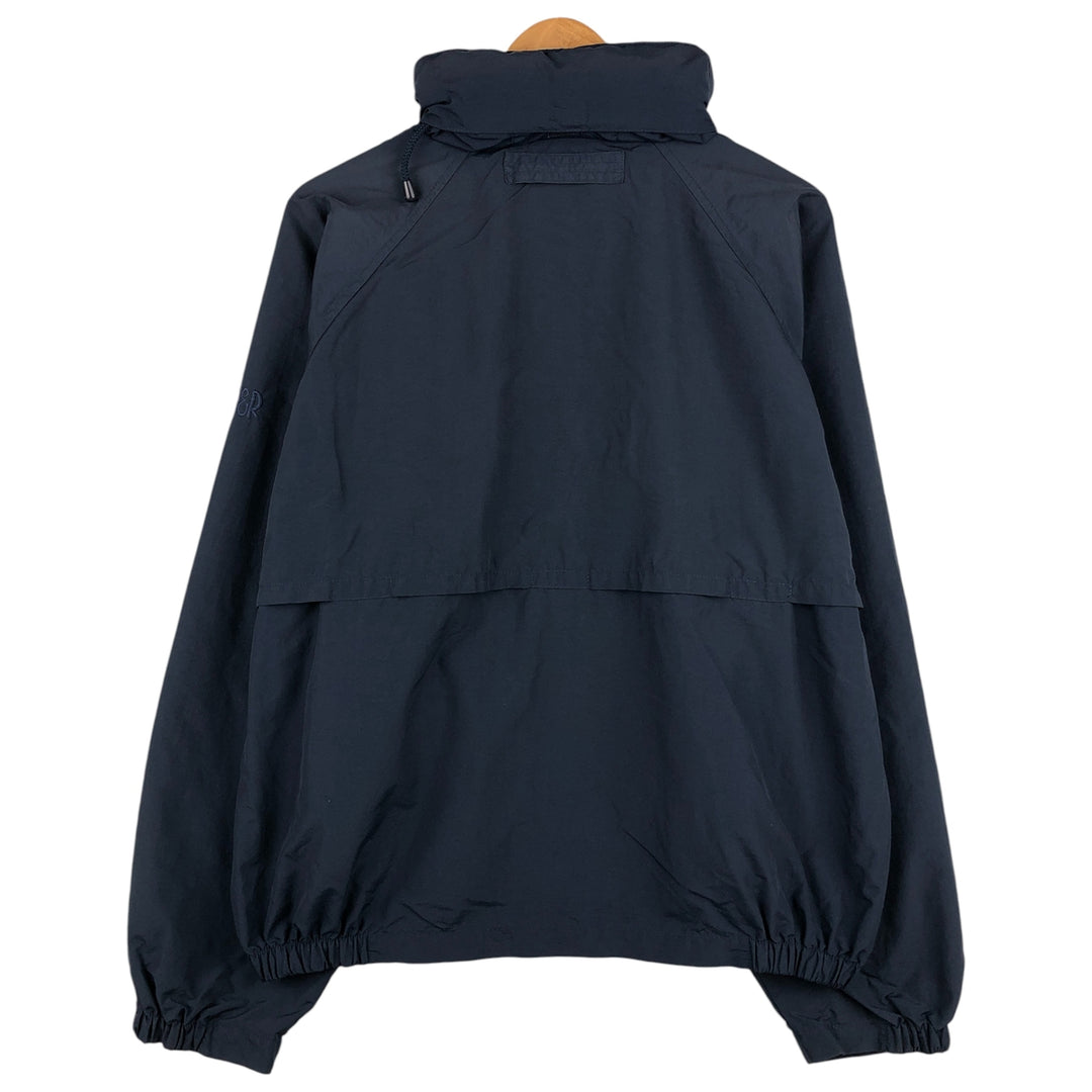 Vintage 1980'S R and R nylon jacket, size L, men's Nylon navy blue type Vintage Second Hand
