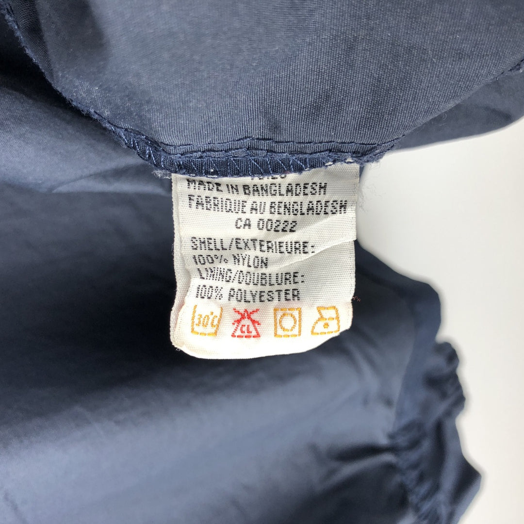 Vintage 1980'S R and R nylon jacket, size L, men's Nylon navy blue type Vintage Second Hand