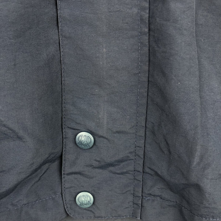Vintage 1980'S R and R nylon jacket, size L, men's Nylon navy blue type Vintage Second Hand