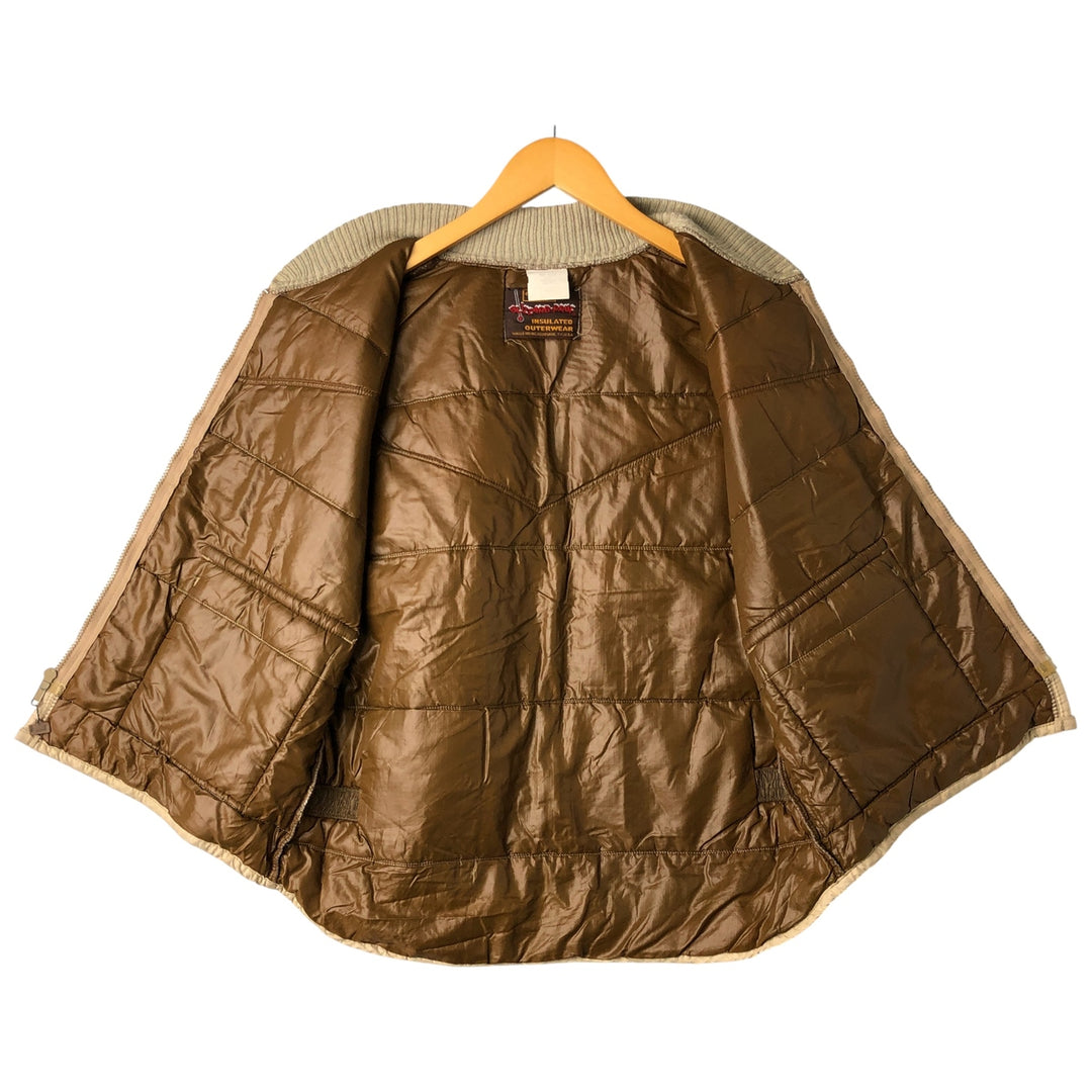 Vintage 70s-80'S Walls Blizzard-Pruf padded vest, size L, men's unclear brown type Vintage Second Hand