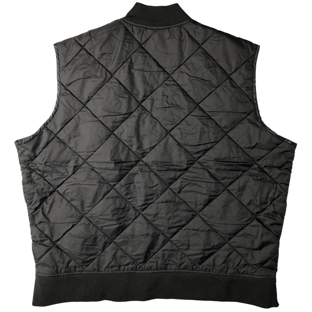 Dickies Quilted Vest, Men's Size XL Nylon black type Vintage Second Hand