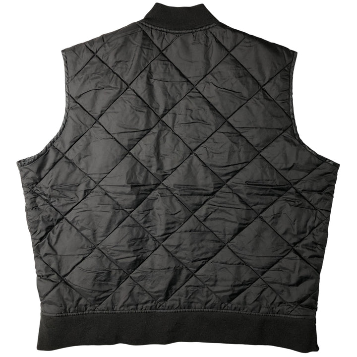 Dickies Quilted Vest, Men's Size XL Nylon black type Vintage Second Hand