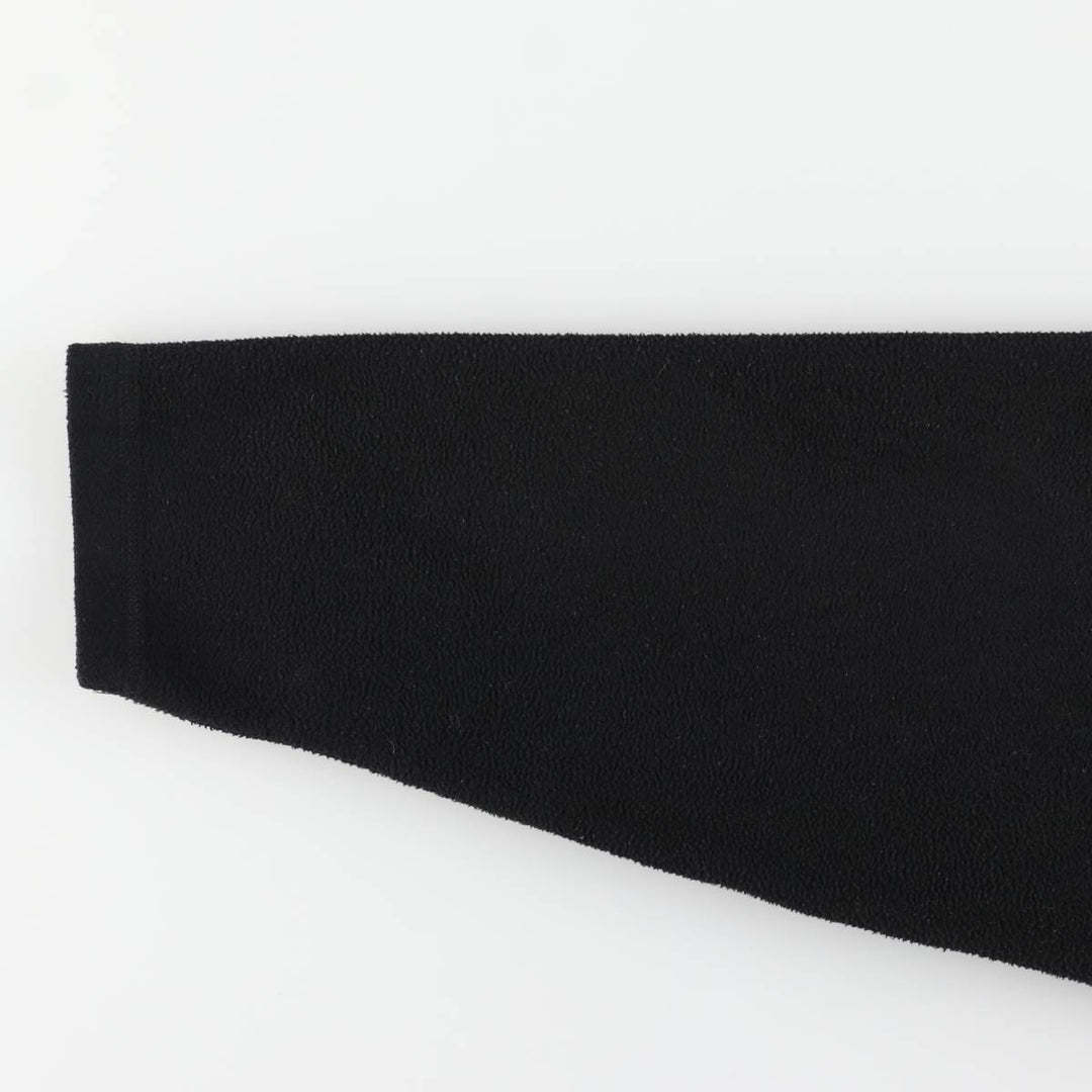 Ralph Lauren Polo Jeans Company Half-Zip Fleece Pullover, Men's XL polyester black type Vintage Second Hand