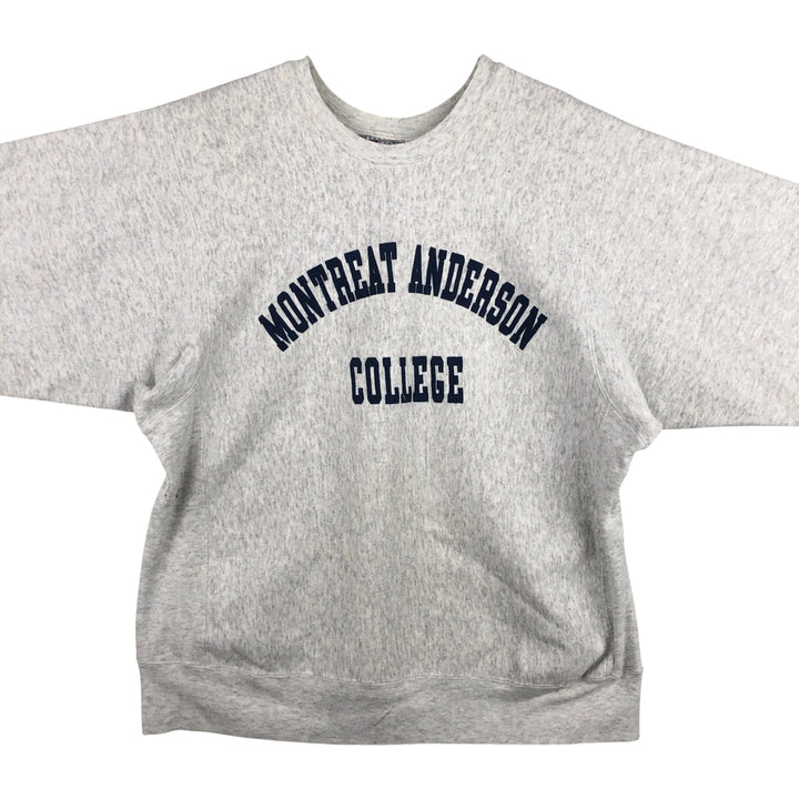 College House College Sweatshirt, Men's Size XL cotton gray type Vintage Second Hand