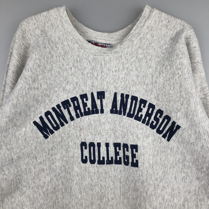 College House College Sweatshirt, Men's Size XL cotton gray type Vintage Second Hand