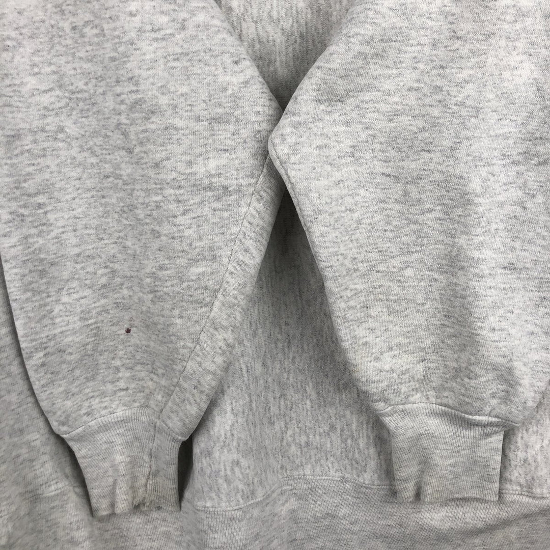 College House College Sweatshirt, Men's Size XL cotton gray type Vintage Second Hand