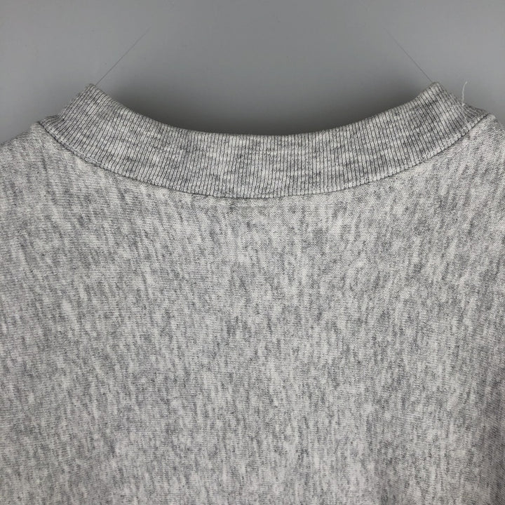Vintage 90'S SOFFE SUPER SWEATS college sweatshirt, made in the USA, size L, men's cotton gray type Vintage Second Hand