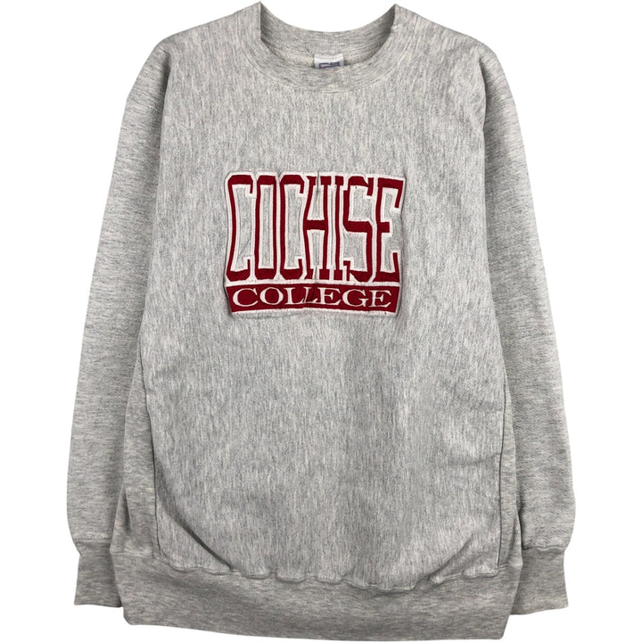 Vintage 90'S CS college sweatshirt, made in the USA, men's size XL unclear gray type Vintage Second Hand