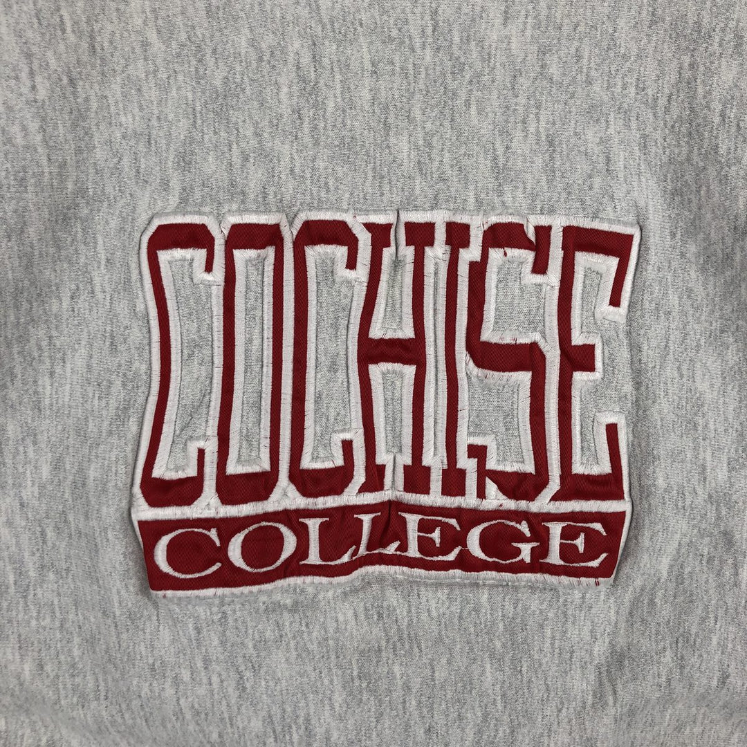 Vintage 90'S CS college sweatshirt, made in the USA, men's size XL unclear gray type Vintage Second Hand