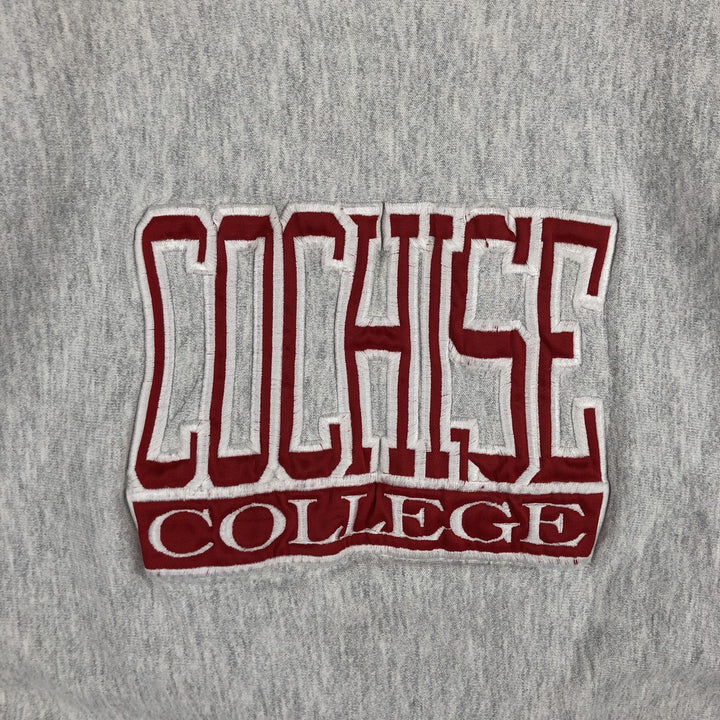 Vintage 90'S CS college sweatshirt, made in the USA, men's size XL unclear gray type Vintage Second Hand