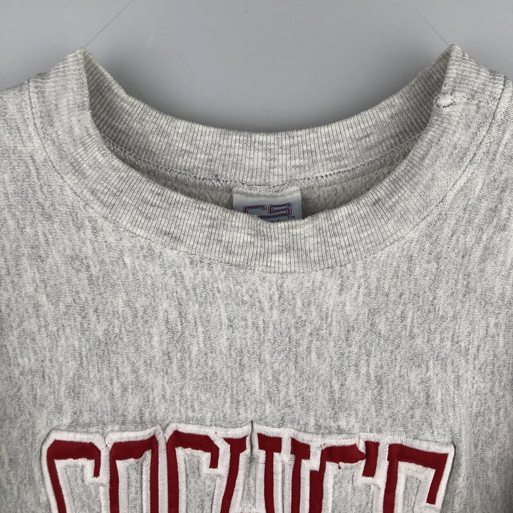 Vintage 90'S CS college sweatshirt, made in the USA, men's size XL unclear gray type Vintage Second Hand