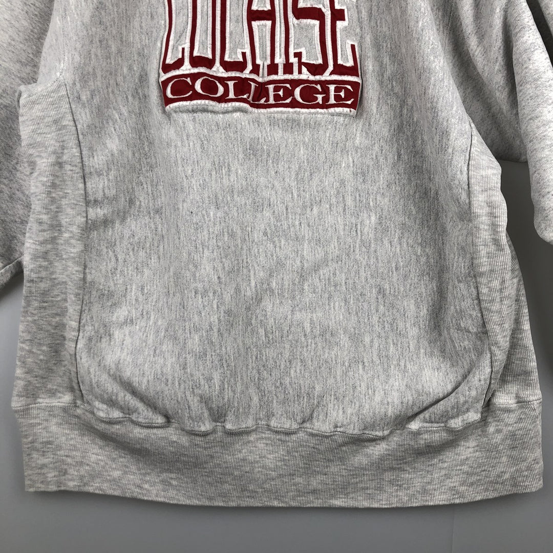 Vintage 90'S CS college sweatshirt, made in the USA, men's size XL unclear gray type Vintage Second Hand