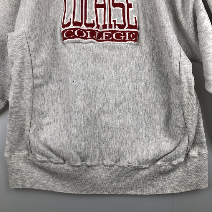 Vintage 90'S CS college sweatshirt, made in the USA, men's size XL unclear gray type Vintage Second Hand