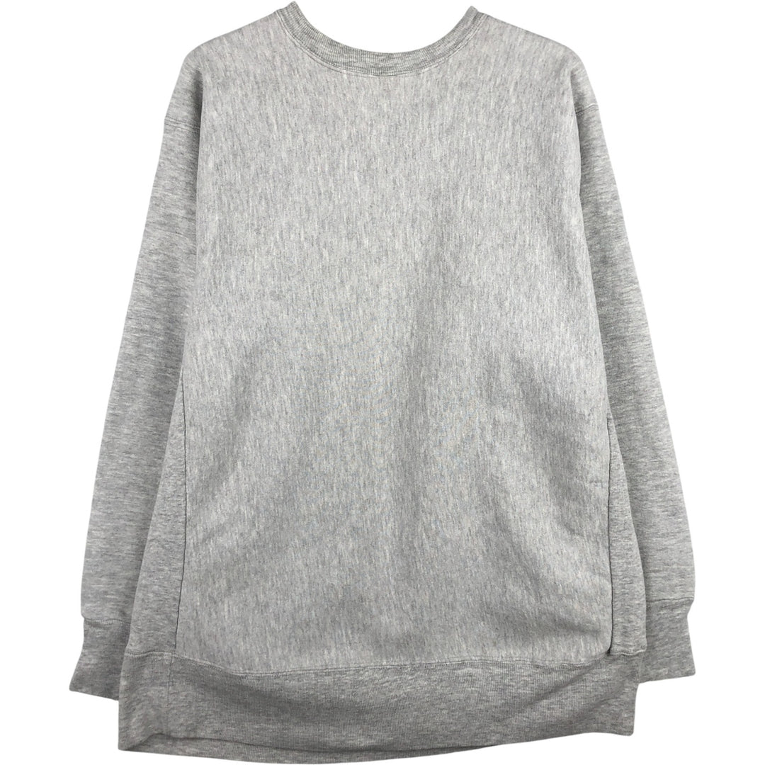 College sweatshirt, made in the USA, men's size XL cotton gray type Vintage Second Hand